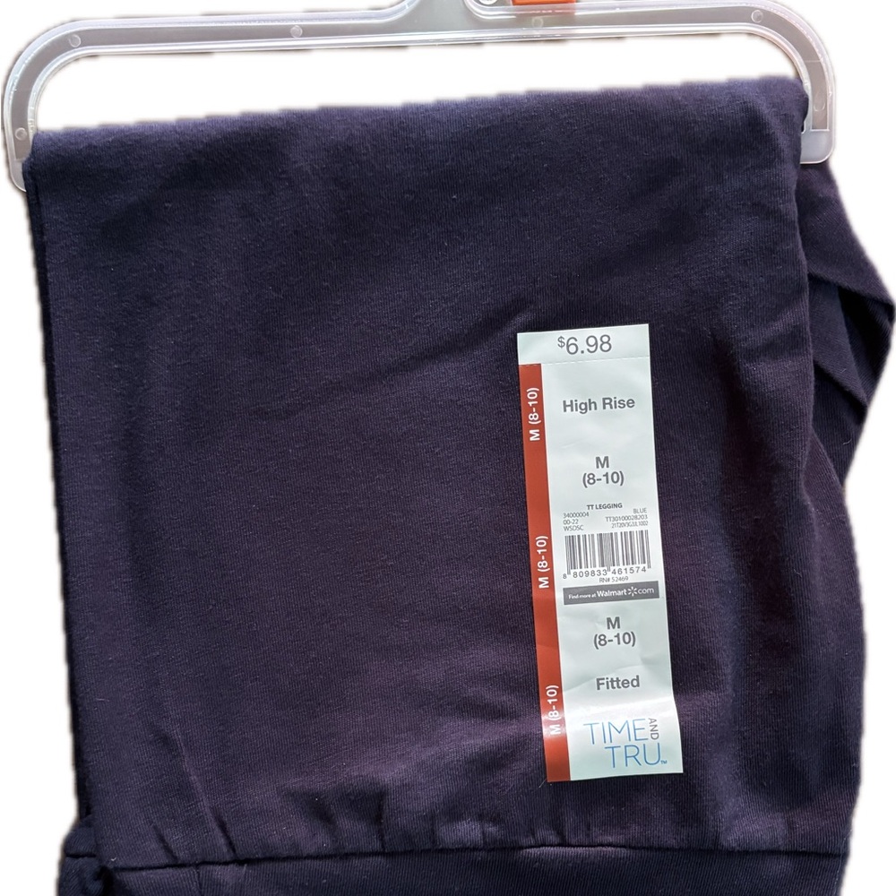 Time and Tru High Rise Leggings - Dark Blue